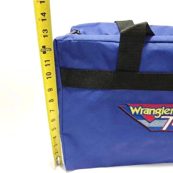 Wrangler Pro Rodeo Tour Vintage Blue PRCA Duffel Bag New - Picture 6 of 7